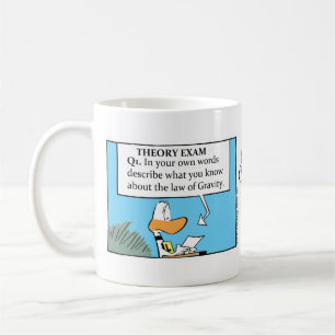 Tasse de café drôle de bande dessinée de