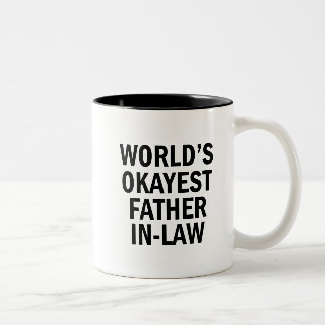 Tasse de café drôle de beau-père d'Okayest du (Droit)