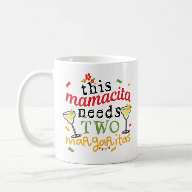 Tasse de café drôle de cadeau de jour de mères (Gauche)