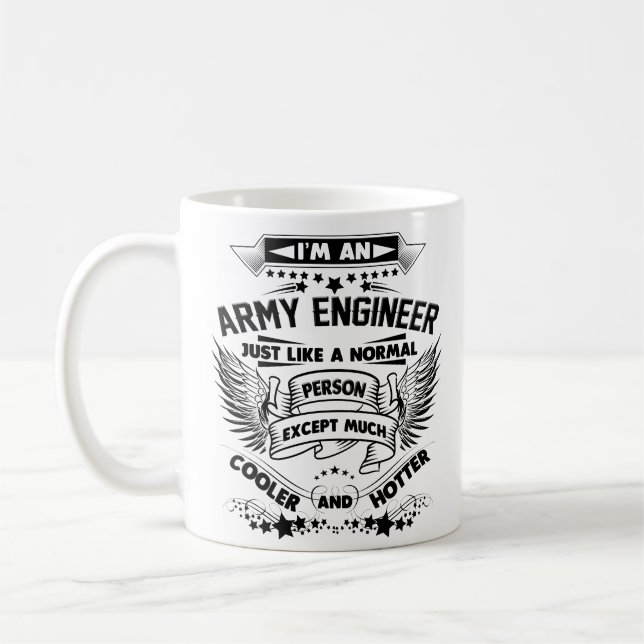 Tasse de café drôle de cadeau de tasse d'ingénieur (Gauche)