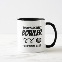 Tasse de café drôle de lanceur d'Okayest du monde