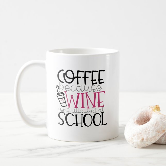 Tasse de café drôle de professeur (Avec donut)