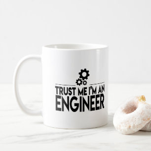 Tasse de café drôle d'ingénieur