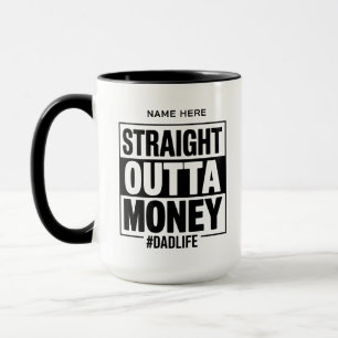 Tasse de café drôle personnalisée pour papa Fête d