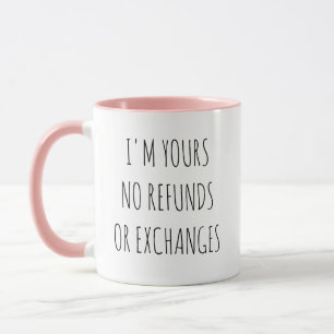 Tasse de café drôle pour couple 'Je suis à toi, pa