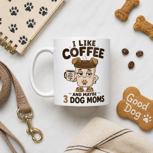 Tasse de café drôle pour maman de chien cadeau pou