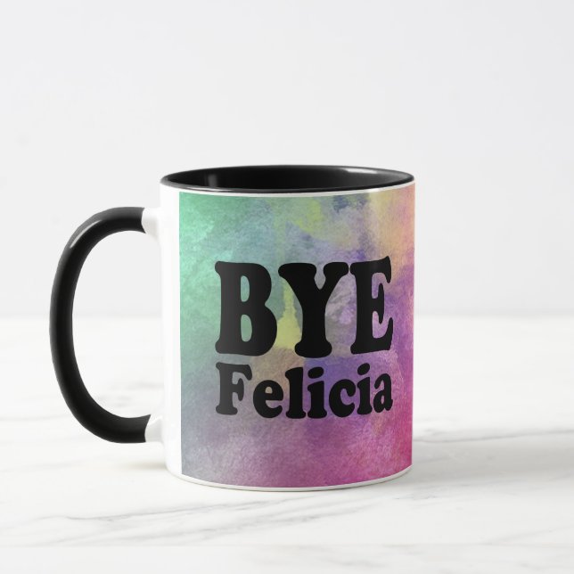 Tasse de café drôle secondaire de couleur d'eau de (Gauche)