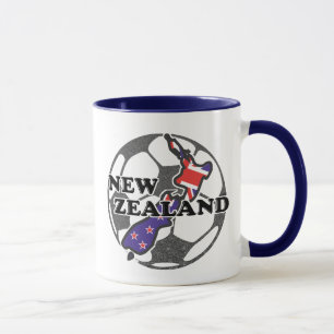 Tasse de café du football de la Nouvelle Zélande