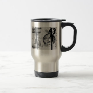 Tasse de café du voyage du monteur de lignes