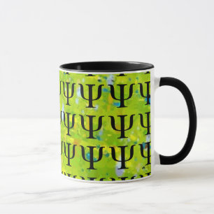 Tasse de café élégamment moderne de psychologie
