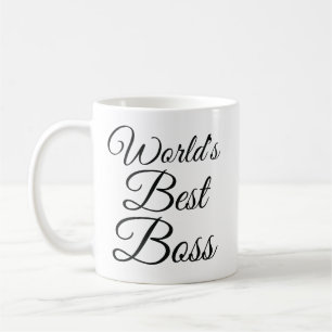 Tasse de café élégante du meilleur patron du mo