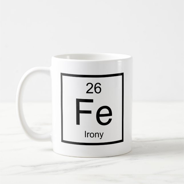 Tasse de café élément d'ironie (Gauche)