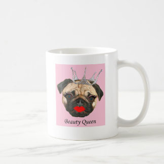 Tasse de café en céramique de la Reine de beauté