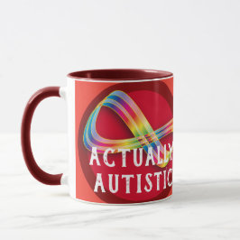 Tasse de café en fait autiste d'infini