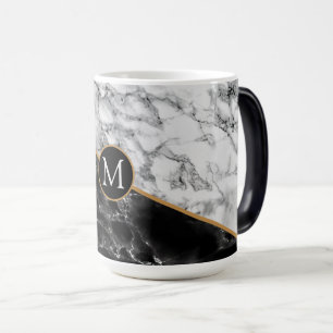 Tasse de café en faux marbre personnalisée avec vo