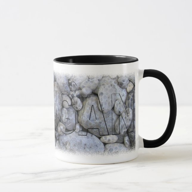 Tasse de café en pierre de Petosky (Droite)