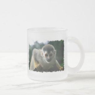 Tasse de café en verre de singe d'araignée