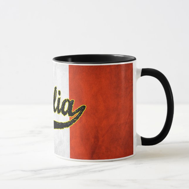 Tasse de café en verre noire de l'Italie de (Droite)