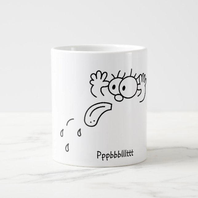 Tasse de café enorme de RazzBerry (Devant)