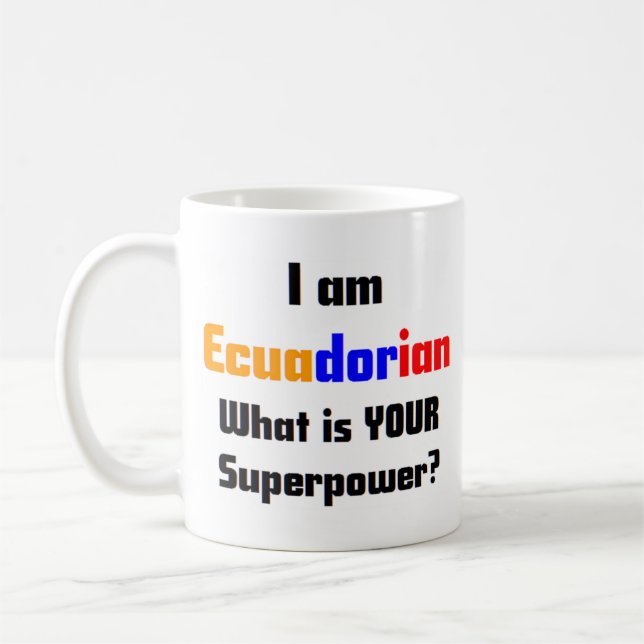 tasse de café équatorienne (Gauche)