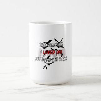 Tasse de café esthétique avec citation gothique de