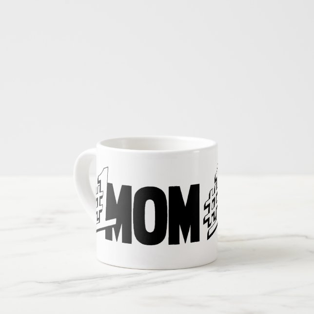 Tasse de café express de maman du numéro 1 (Devant gauche)