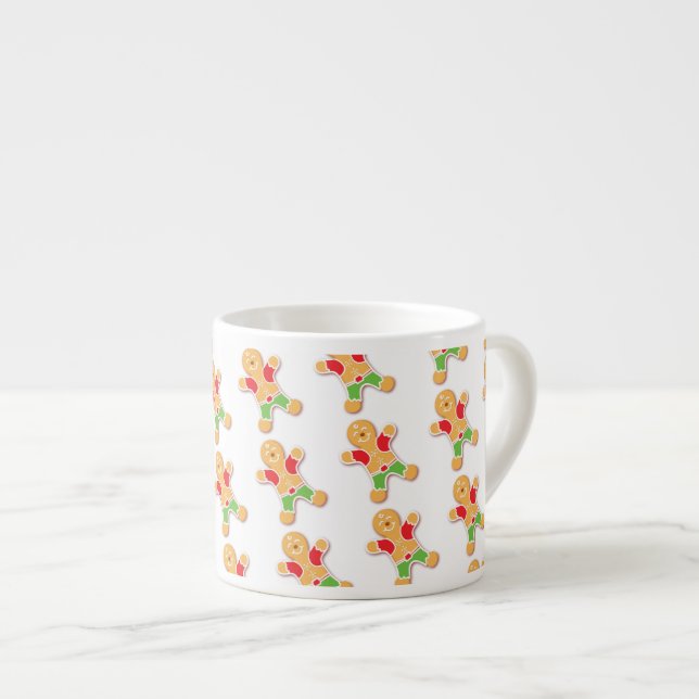 Tasse de café express de pain d'épice de Noël (Devant droit)
