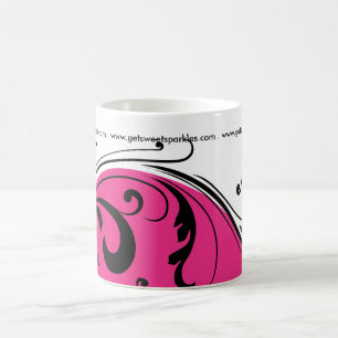 Tasse de café faite sur commande élégante