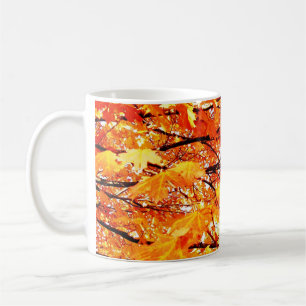 Tasse de café Feuilles d'Automne