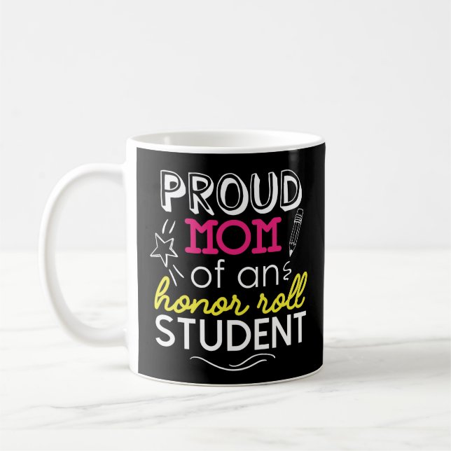 Tasse de café fière d'étudiant de petit pain (Gauche)