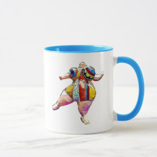 Tasse de café forte de Madame Dancing de Lipoedema