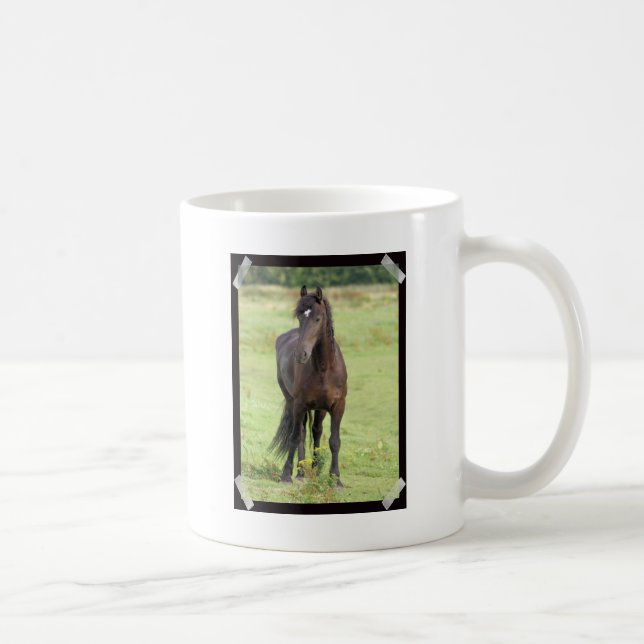 Tasse de café frisonne douce de cheval (Droite)