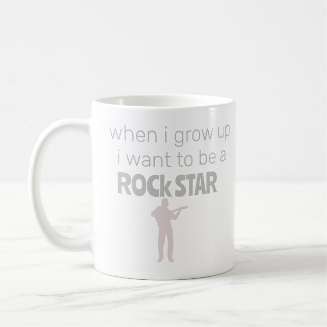 Tasse de café Future Rock Star (Gauche)