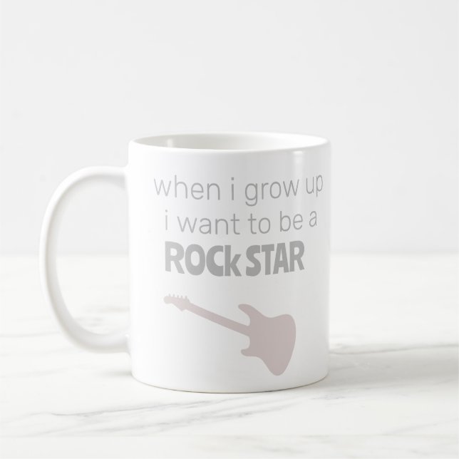 Tasse de café Future Rock Star (Gauche)