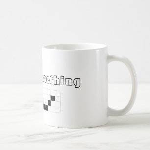 Tasse de café géométrique de bouche