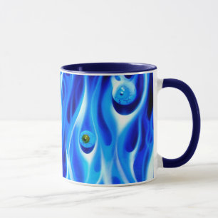 Tasse de café - globes oculaires de matin
