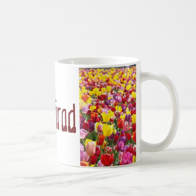 Tasse de café GRAD cadeaux Mug Fleurs de Tulipe (Droite)