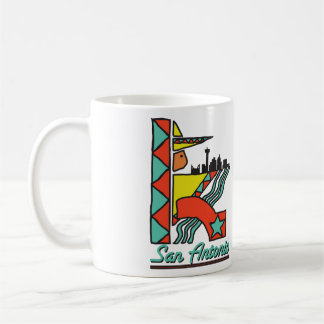 Tasse de café graphique de San Antonio