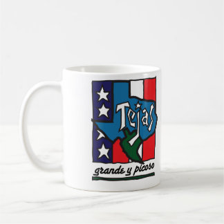 Tasse de café graphique de "Tejas"