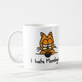 Tasse de café grincheuse de chat