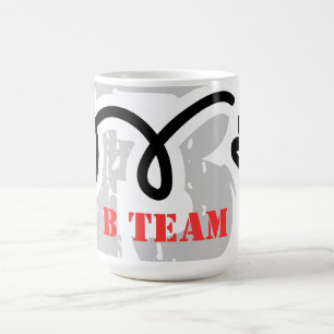 Tasse de café humoristique de badminton avec la