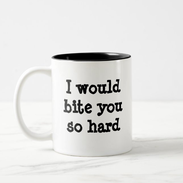 Tasse de café humoristique de berger allemand (Gauche)