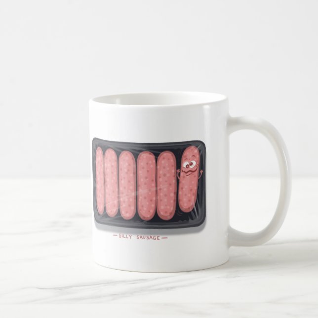 Tasse de café idiote de saucisse (Droite)