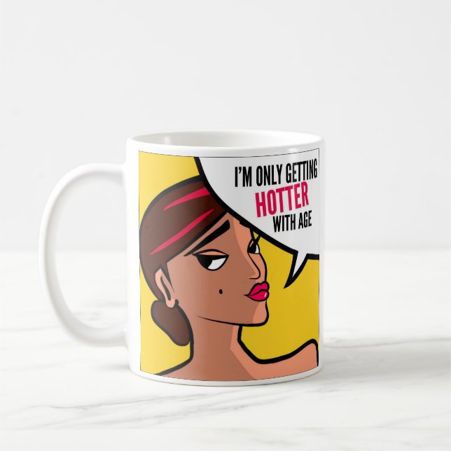 Tasse de café impertinente chaude (Gauche)