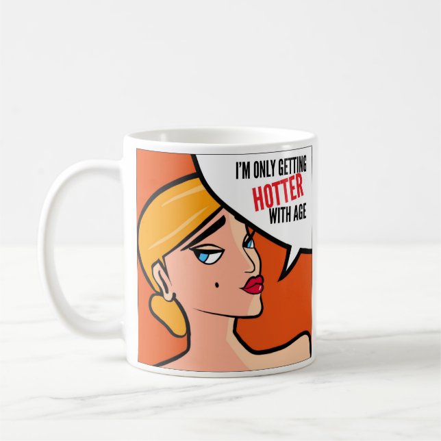 Tasse de café impertinente chaude (Gauche)