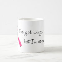 Tasse de café impertinente de steward (hôtesse de