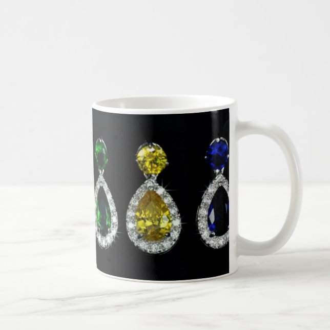 tasse de café incrustée de bijoux (Droite)