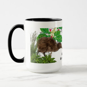 Tasse de café indigène d'oiseau de la Nouvelle