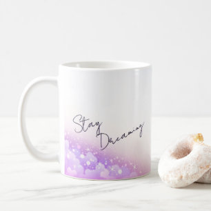 Tasse de café inspirante "Rêvez toujours"