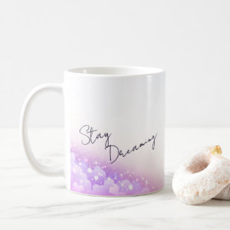 Tasse de café inspirante "Rêvez toujours"